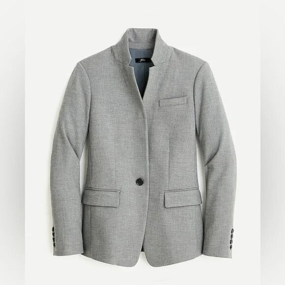 J. Crew Grey Regent blazer in four-season stretch Jacket - Picture 1 of 6
